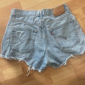 Levi's 30 x 28 Ripped jean Shorts